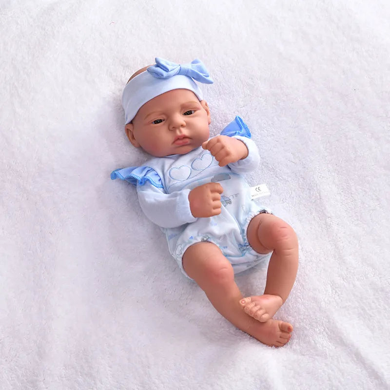 16inch Full Body Silicone Bebe Reborn Doll Soft Dolls Lifelike Baby