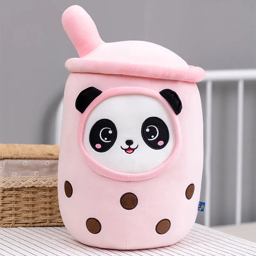 NEW Cute Cartoon Bubble Tea Plush Toy Stuffed Food Milk Tea Soft Doll