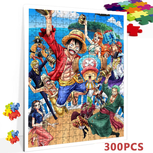 Bandai Anime 1000 Pieces Jigsaw Puzzle One Piece Cartoon Paper Puzzle