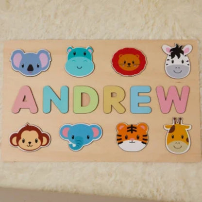 Personalized Name Puzzle for Kids Personalized Selection of Wooden