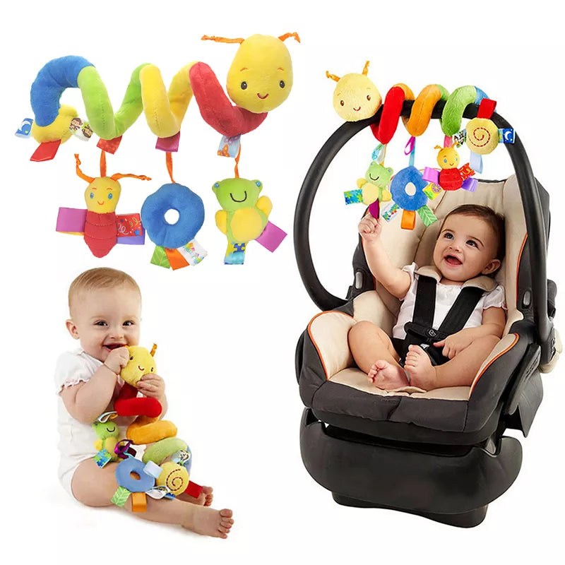 Baby Crib Hanging Rattles Toys Car Seat Toy Soft Mobiles Stroller Crib