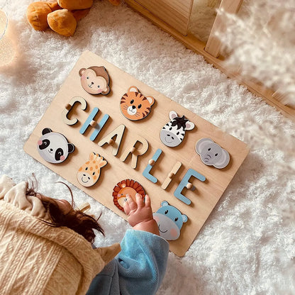 Personalized Name Puzzle for Kids Personalized Selection of Wooden