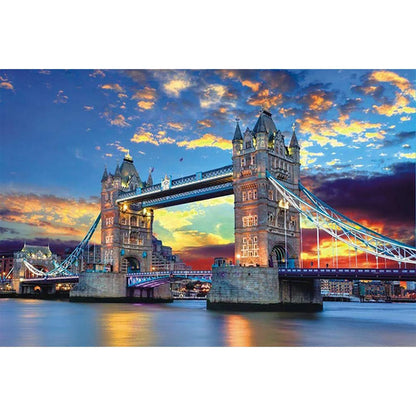 1000 Pieces London Bridge Jigsaw Puzzles, Adults Teens Kids Toys Gift