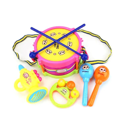 5Pcs/4Pcs Children Drum Trumpet Toy Music Percussion Instrument Band