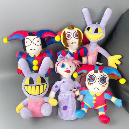 14pcs The Amazing Digital Circus Pomni Jax Plush Cartoon Plushie Toys