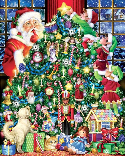 1000 Piece Puzzle Merry Christmas Gifts Large Jigsaw Puzzle For Adult