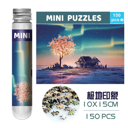 150pcs Mini Jigsaw Puzzles for Adults Micro Jigsaw Test Tube Tiny