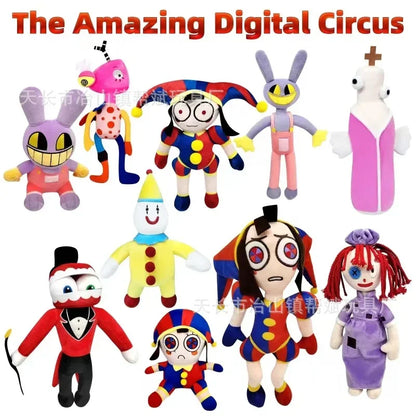 14pcs The Amazing Digital Circus Pomni Jax Plush Cartoon Plushie Toys