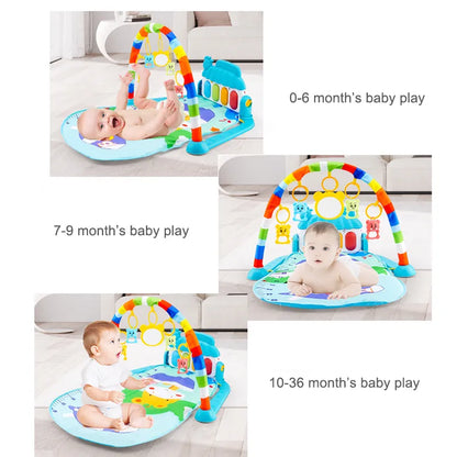 Musical Baby Activity Gym Rack Play Mat Kid Rug Puzzle Mat Carpet