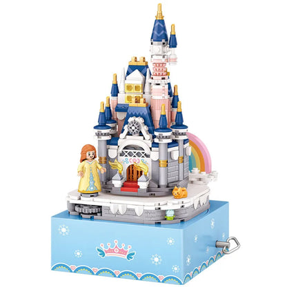 LOZ Blocks New Year Goods Building Bricks Christmas Tree Music Box