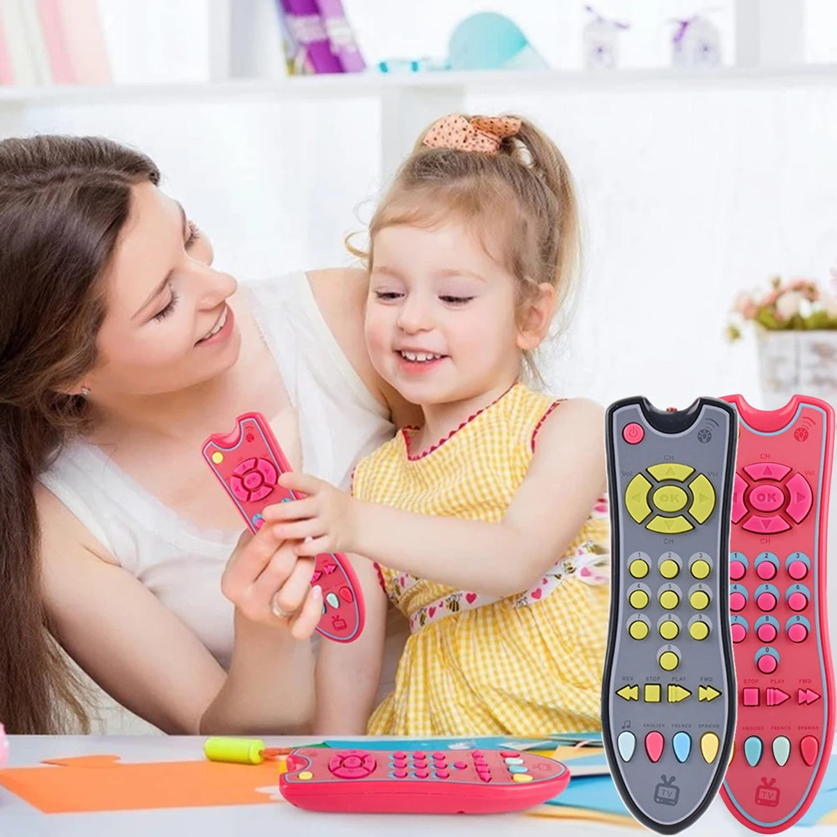 Music Mobile Phone TV Remote Control Baby Early Educational Toys