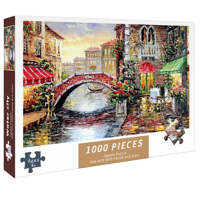 Jigsaw Puzzle 1000 Pieces Puzzle Game paper Assembling cartoon