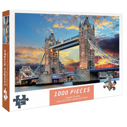 Jigsaw Puzzle 1000 Pieces Puzzle Game paper Assembling cartoon