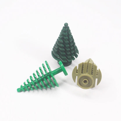 Building Block  Part Garden-plants Scenery Pine Tree The Christmas