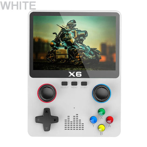 X6 Game Console with 10000+ Games 3.5 Inch IPS Screen Handheld Retro