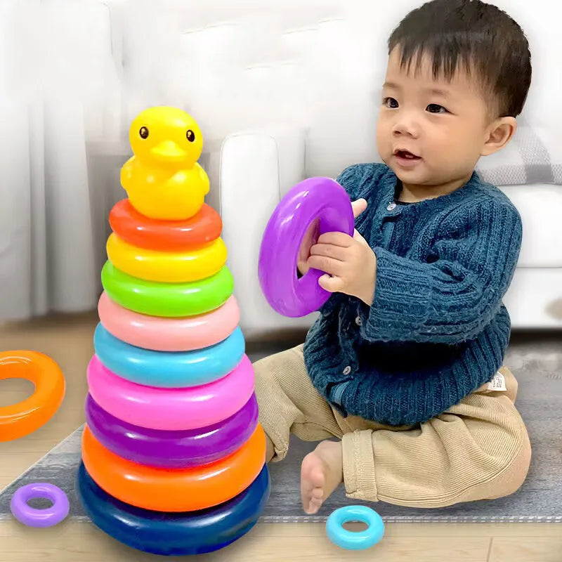 Montessori Baby Toy Rolling Ball Tower Montessori Educational Games