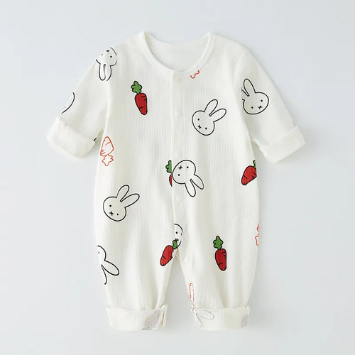 Newborn Baby Romper Autumn New 100% Cotton Girl Boy 0-9M Cute Spring