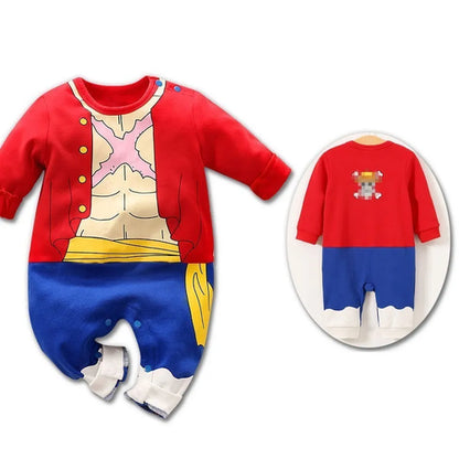 0-18 Months Anime Baby Rompers Newborn Cosplay Costume Infant