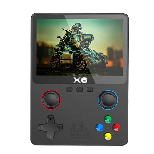 QZT X6 Game Console 3.5Inch IPS Screen Handheld Game Player Dual