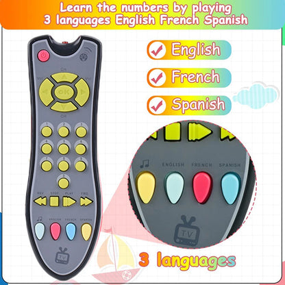 Music Mobile Phone TV Remote Control Baby Early Educational Toys