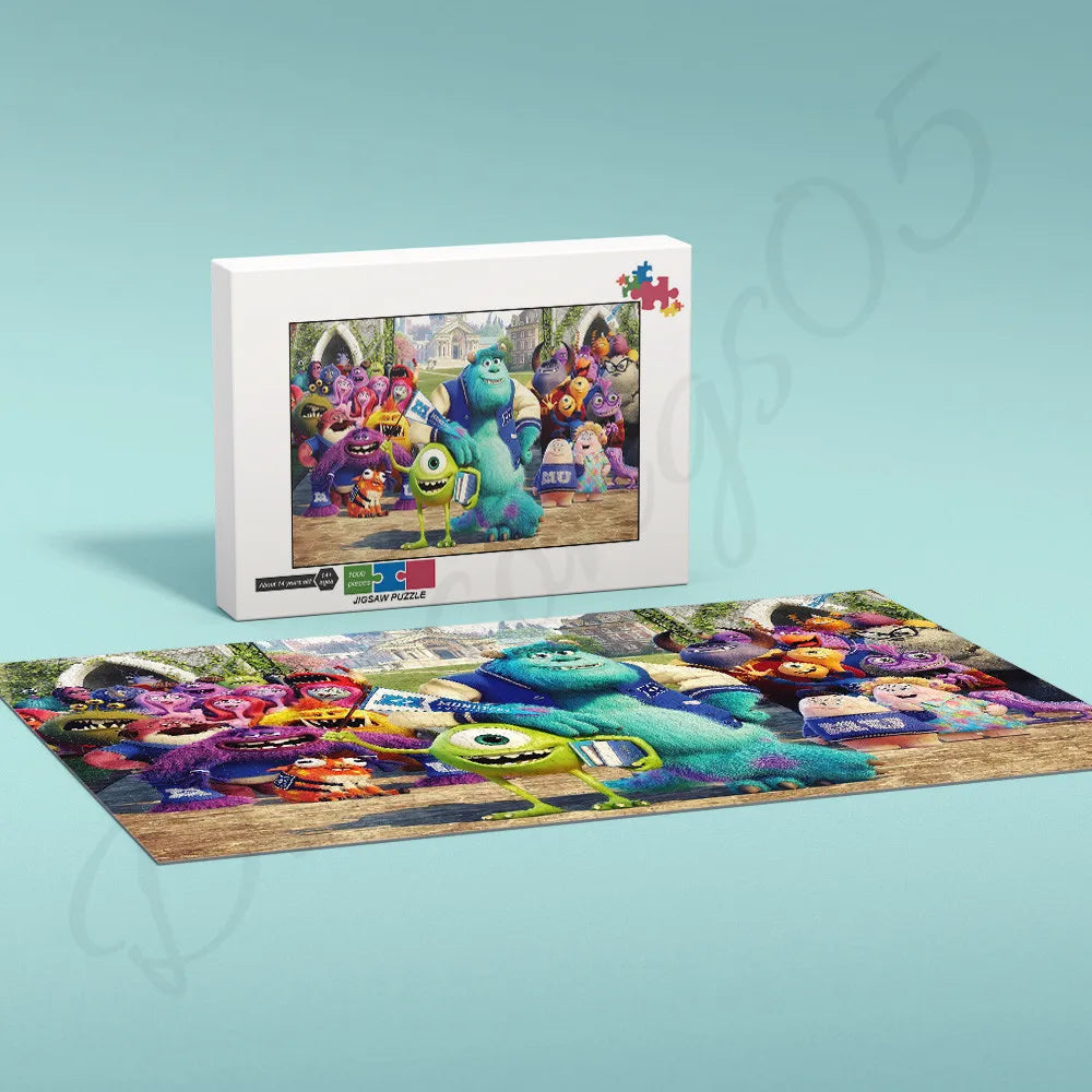 Monsters University Puzzles for Kids and Adults Disney Classic Cartoon