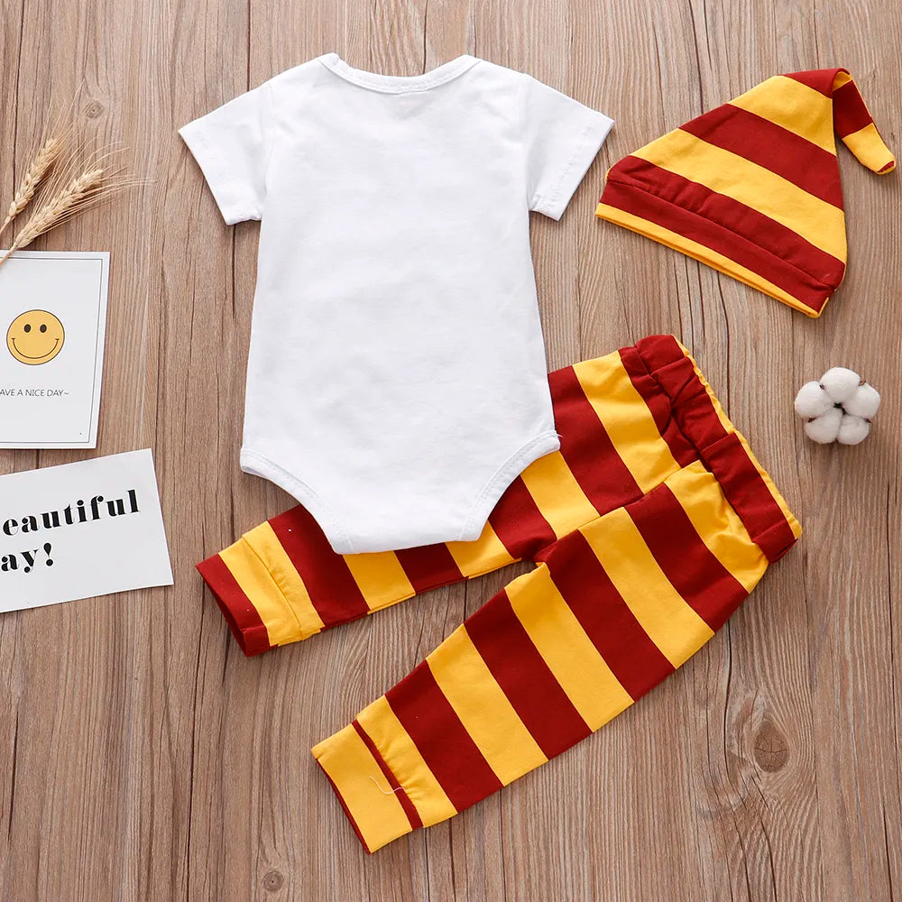 Newborn Baby Clothes 3 Pieces Sets 2023 Halloween Little Wizard