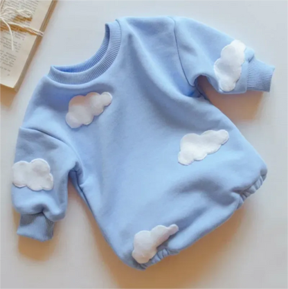 2023 Spring Baby Clothes Flowers Sweatshirt Romper Baby Girl Boys Long