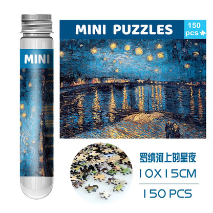 150pcs Mini Jigsaw Puzzles for Adults Micro Jigsaw Test Tube Tiny