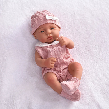 16inch Full Body Silicone Bebe Reborn Doll Soft Dolls Lifelike Baby