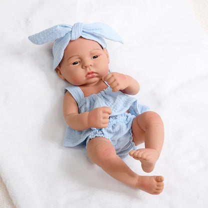 16inch Full Body Silicone Bebe Reborn Doll Soft Dolls Lifelike Baby