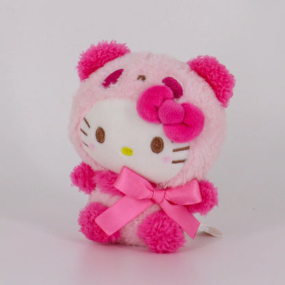 Hello Kitty Plush Doll Toy Kawaii Anime Cartoon Bow Kt Cat Cute