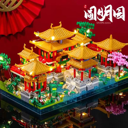 China Suzhou Classic Garden Series Famous Building Block Set 1800Pcs