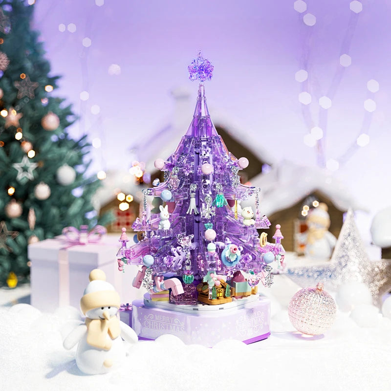 Christmas Building Block Series Toys New Year Gifts Christmas Tree