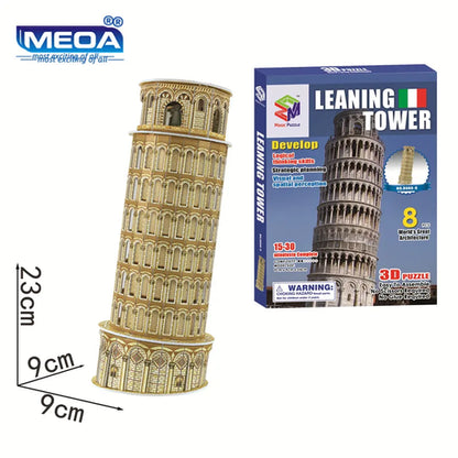 40 Style World Famous Architecture Building 3D Puzzle Model