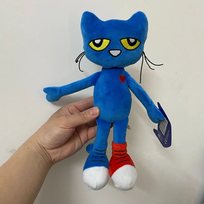 New 30cm Pete The Cat Plush Game Animation Children's Birthday Gifts