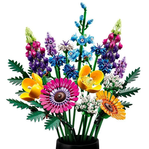 Wildflower Bouquet 10313 Flower Building Blocks Home Decor