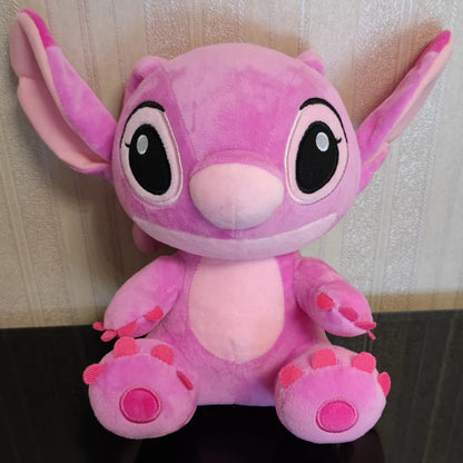 Hot Disney Cartoon Blue Pink Stitch Plush Dolls Anime Toys Lilo and