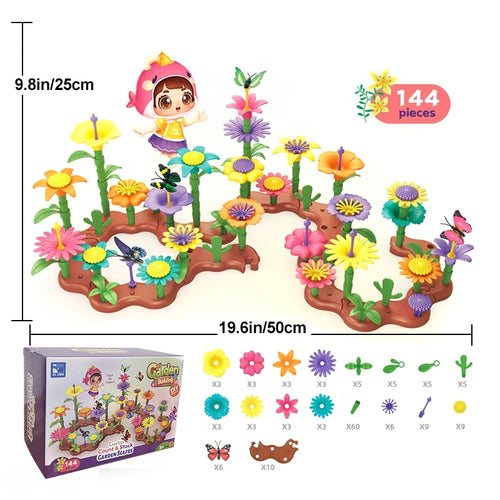 Grow Their Imagination with STEM Educational Flower Garden Building