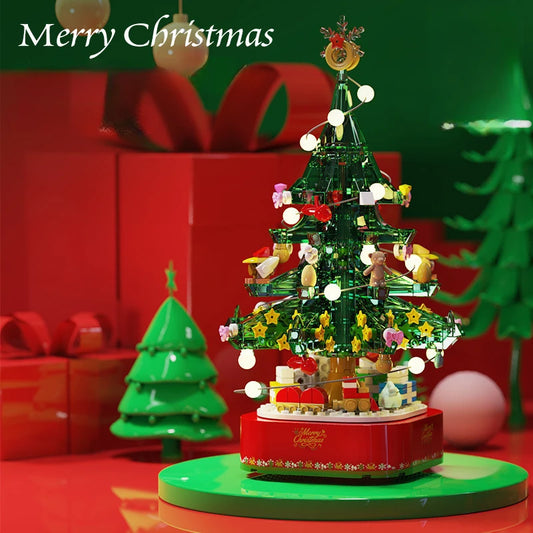 Christmas Building Block Series Toys New Year Gifts Christmas Tree