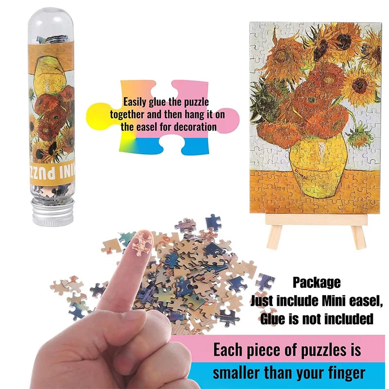 150pcs Mini Jigsaw Puzzles for Adults Micro Jigsaw Test Tube Tiny