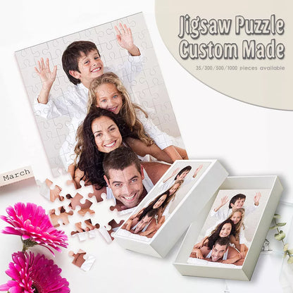 Custom Made Jigsaw Puzzles 35/300/500/1000Pcs Wooden/cardboard Premium