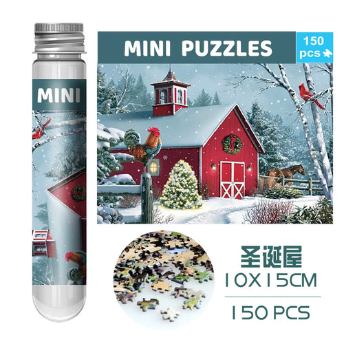 150pcs Mini Jigsaw Puzzles for Adults Micro Jigsaw Test Tube Tiny