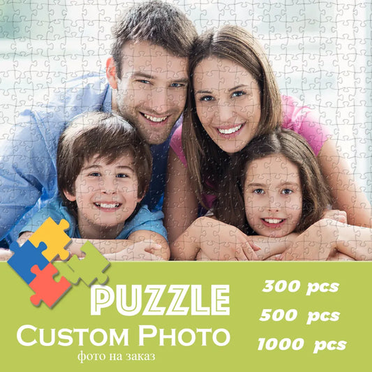 Photo Custom Jigsaw Puzzle Personalized Picture DIY Toys For Kids