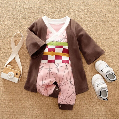 Baby Girl Boy Costume Anime Clothes Newborn Romper