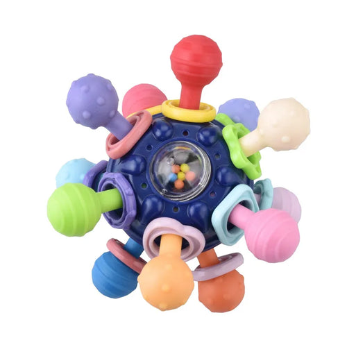 Baby Toys 0 12 Months Rotating Rattle Ball Grasping Activity Baby