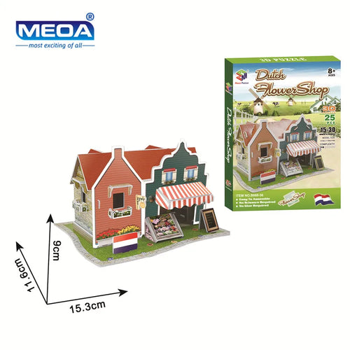 40 Style World Famous Architecture Building 3D Puzzle Model