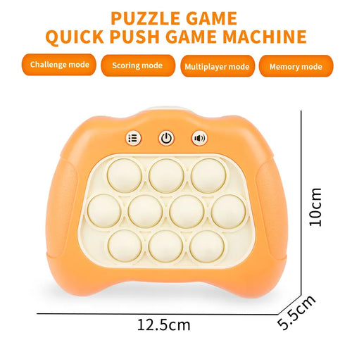 Upgraded Pop Light and Quick Push Game Fidget Toys for Kids Adult Anti