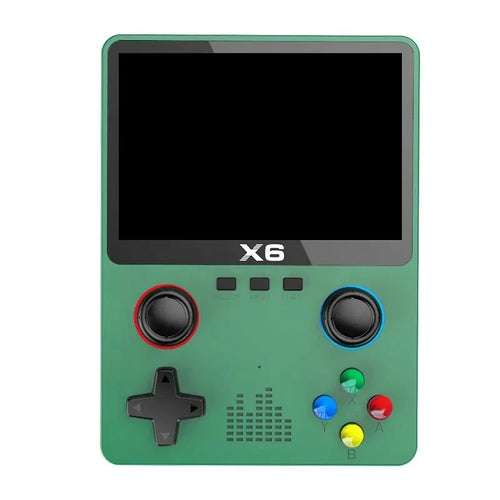 QZT X6 Game Console 3.5Inch IPS Screen Handheld Game Player Dual