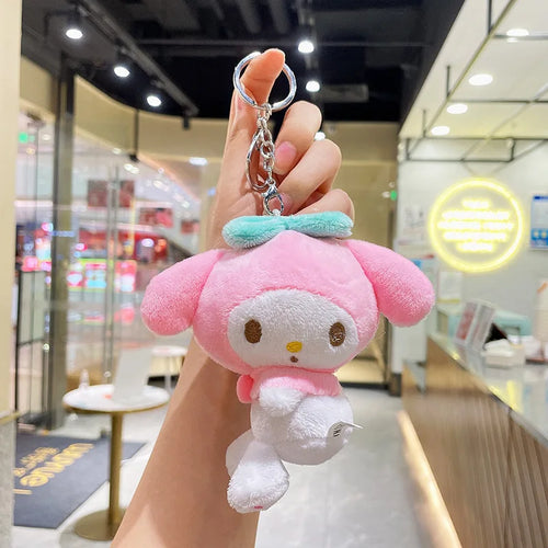 Hello Kitty Plush Doll Toy Kawaii Anime Cartoon Bow Kt Cat Cute