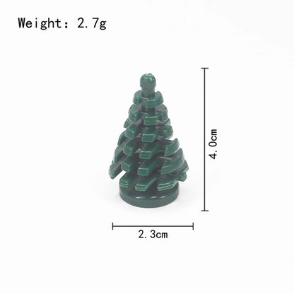 Building Block  Part Garden-plants Scenery Pine Tree The Christmas